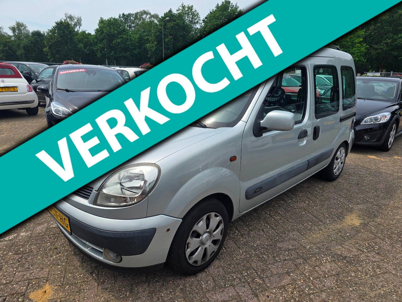Renault Kangoo - 1.6-16V Privilège geel kenteken benzine - AutoWereld.nl