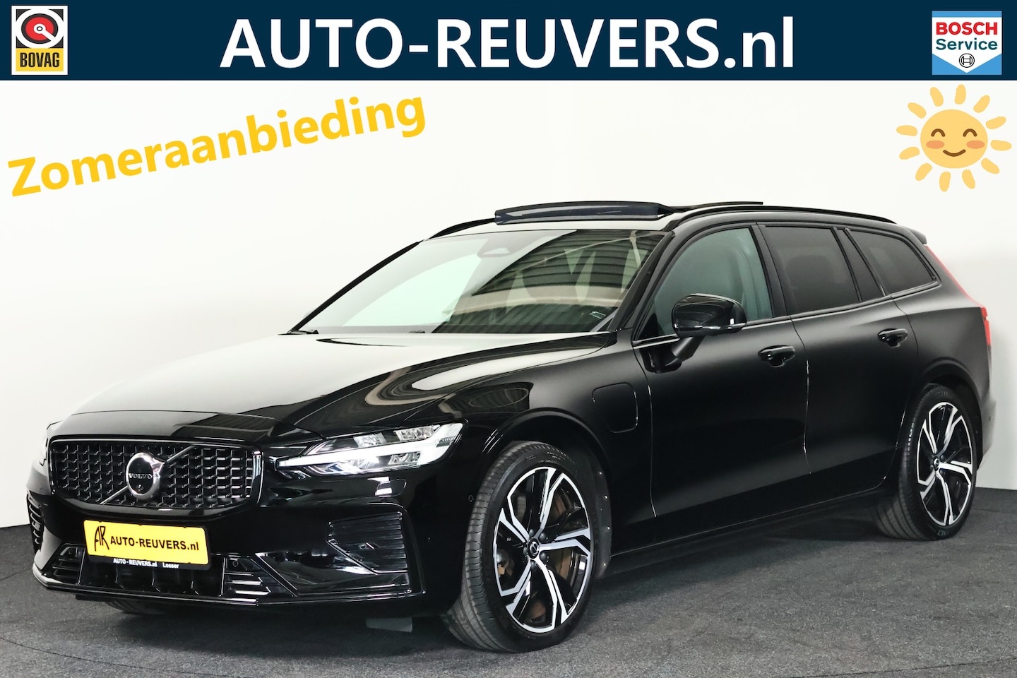 Volvo V60 - 2.0 T8 Plug-in hybrid AWD Ultimate Dark Panorama / Opendak / Harmankardon / HUD / Pilot as - AutoWereld.nl