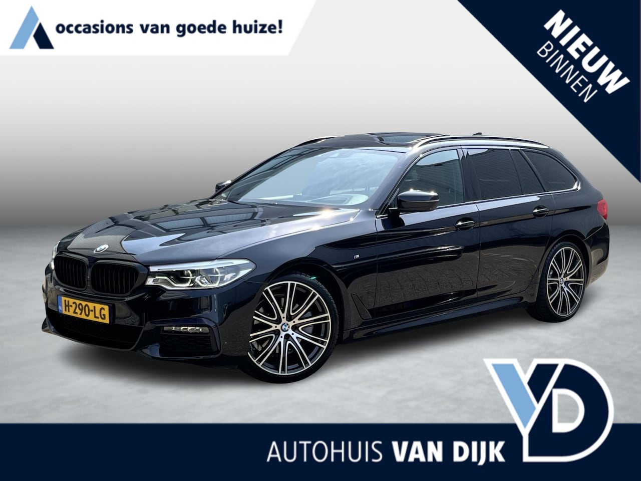 BMW 5-serie Touring - 520i High Executive Edition | NL Auto/2e Eig./Voll.Historie/Individual+M-Sportpakket/Leder - AutoWereld.nl