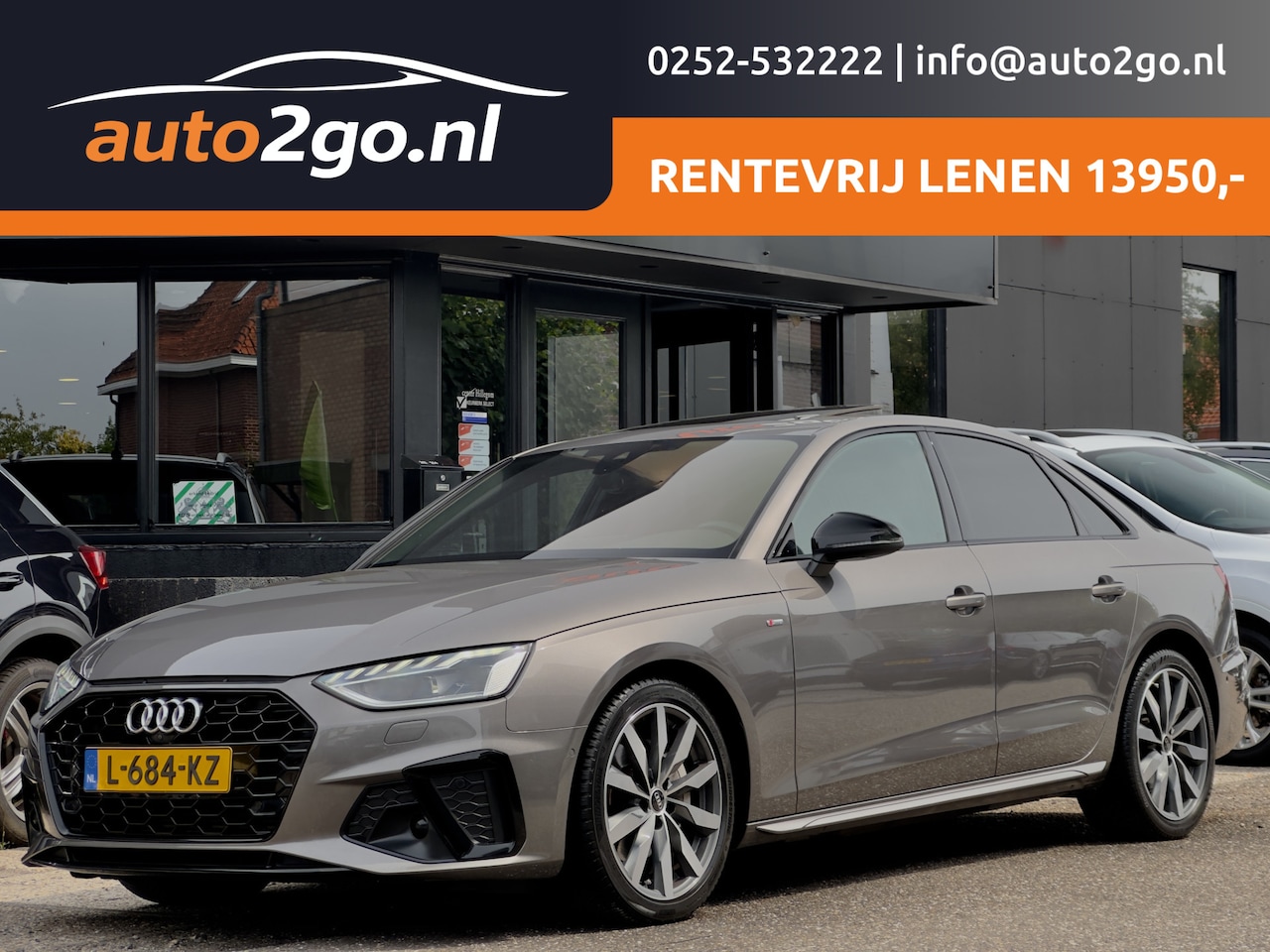 Audi A4 Limousine - 40 TFSI AUT7 3X S-LINE COMPETITION PANODAK LEDER NAVI CAMERA DIGI-DASH APPLE-CARPLAY LED L - AutoWereld.nl