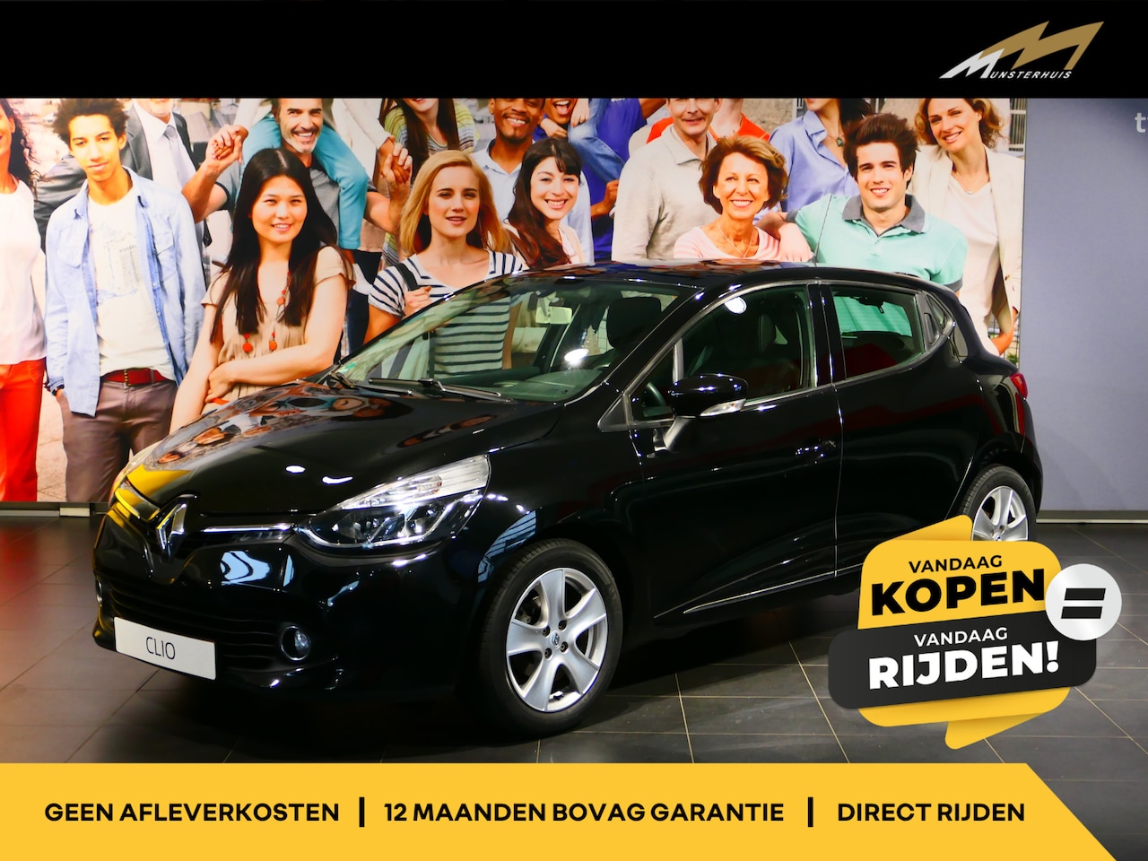 Renault Clio - 0.9 TCe Expression - Dealer onderhouden, Airco, cruise, radio, bluetooth - AutoWereld.nl