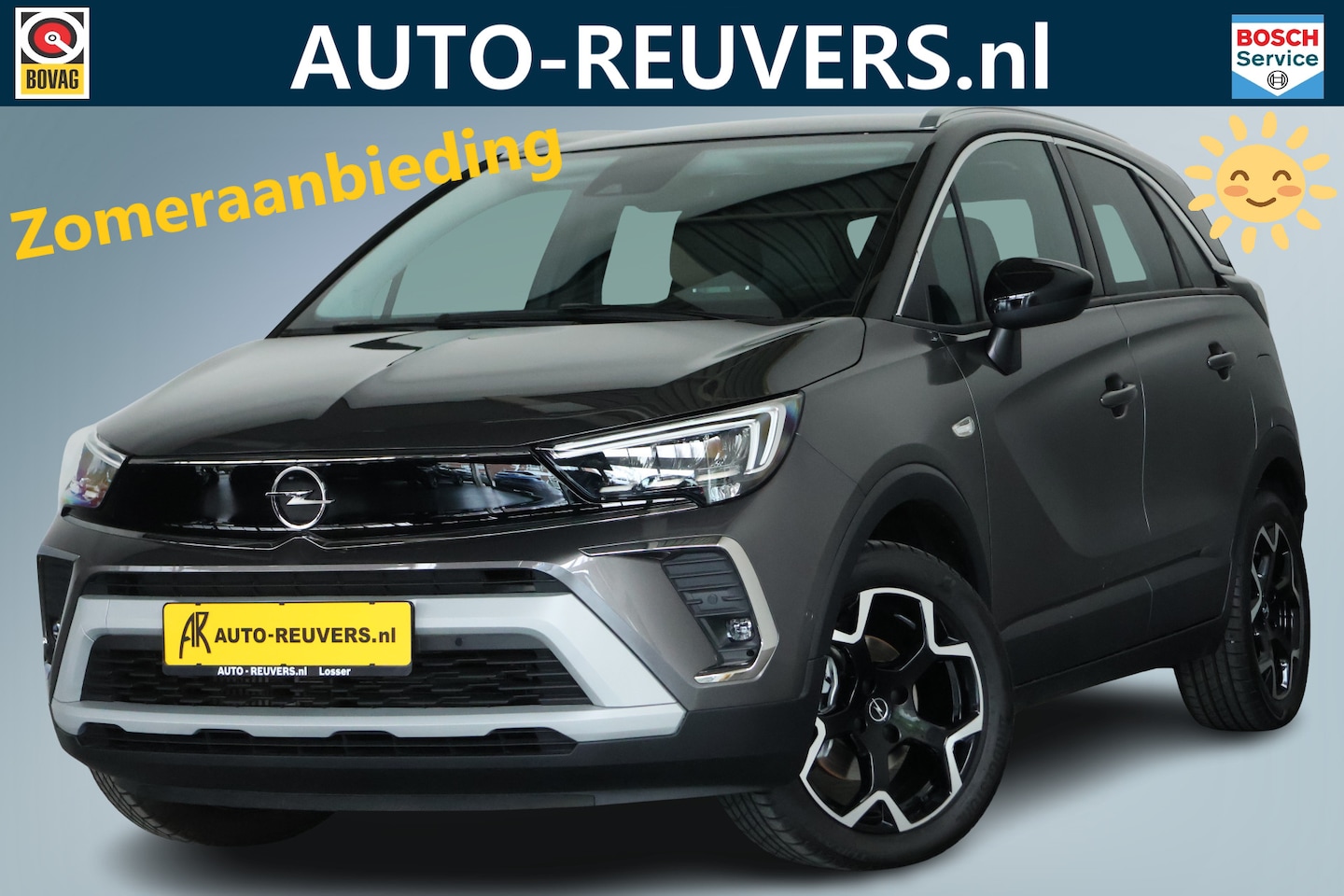 Opel Crossland - 1.2 Ultimate / LED / Navi / CarPlay / Cam / Clima - AutoWereld.nl