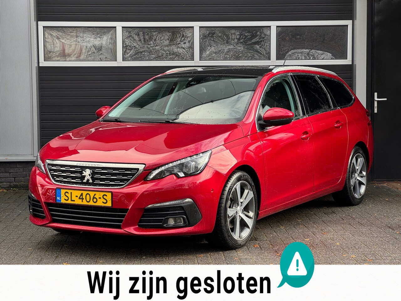 Peugeot 308 SW - 1.6 BlueHDI Blue Lease Premium EXPORT PRIJS 360 Camera, Pano, Keyless, Navi, Cruise, Clima - AutoWereld.nl