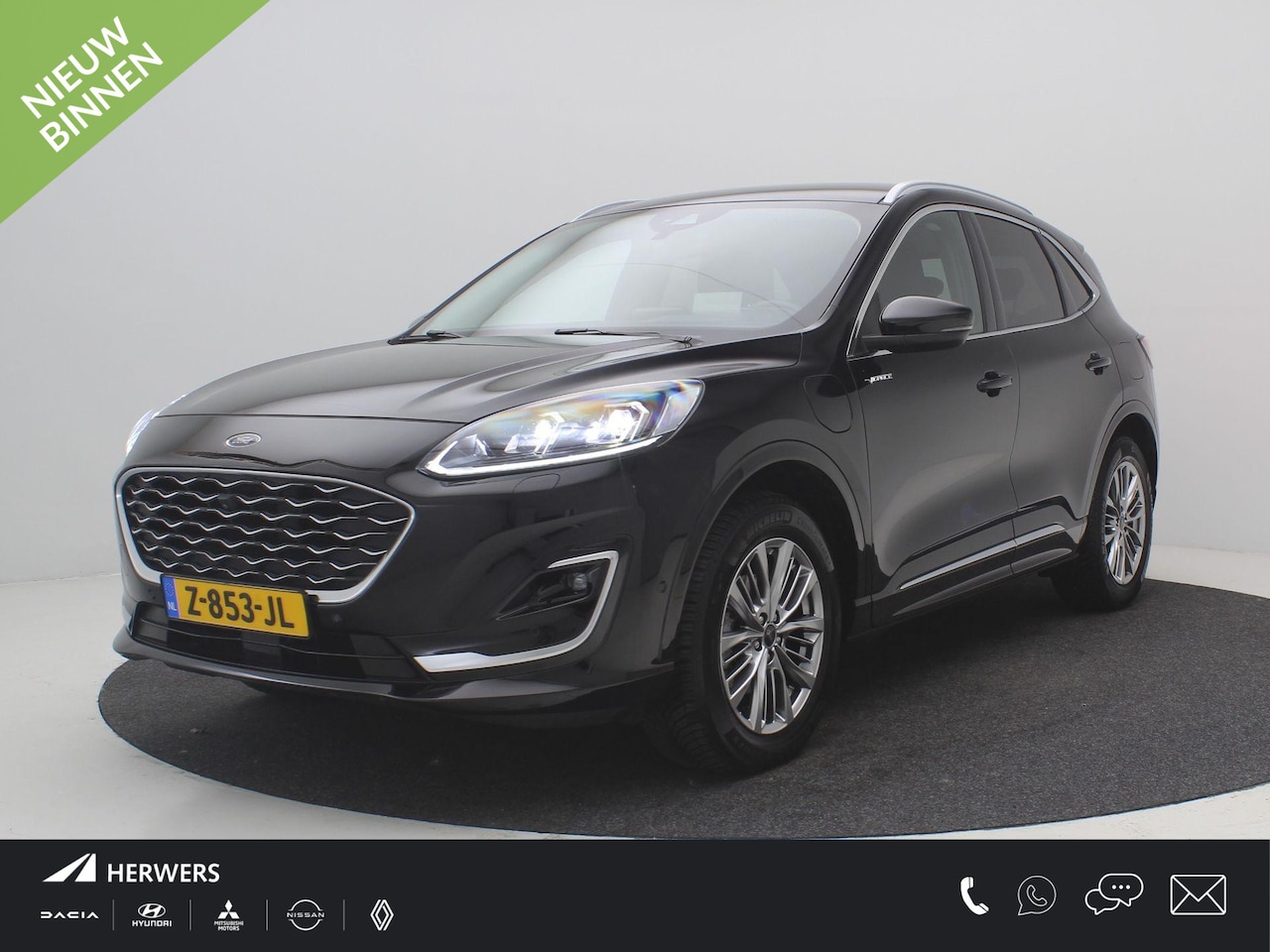 Ford Kuga - 2.5 PHEV Vignale / 1.500kg Trekgewicht / HUD / Driver Assistance Pack / Technology Pack / - AutoWereld.nl