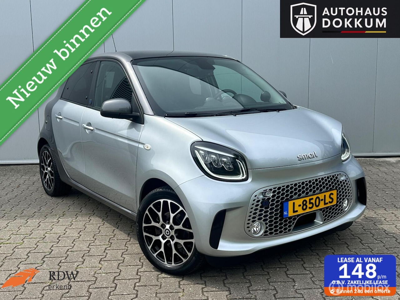Smart Forfour - EQ Comfort PLUS 18 kWh Stoelverw voor+achter - AutoWereld.nl