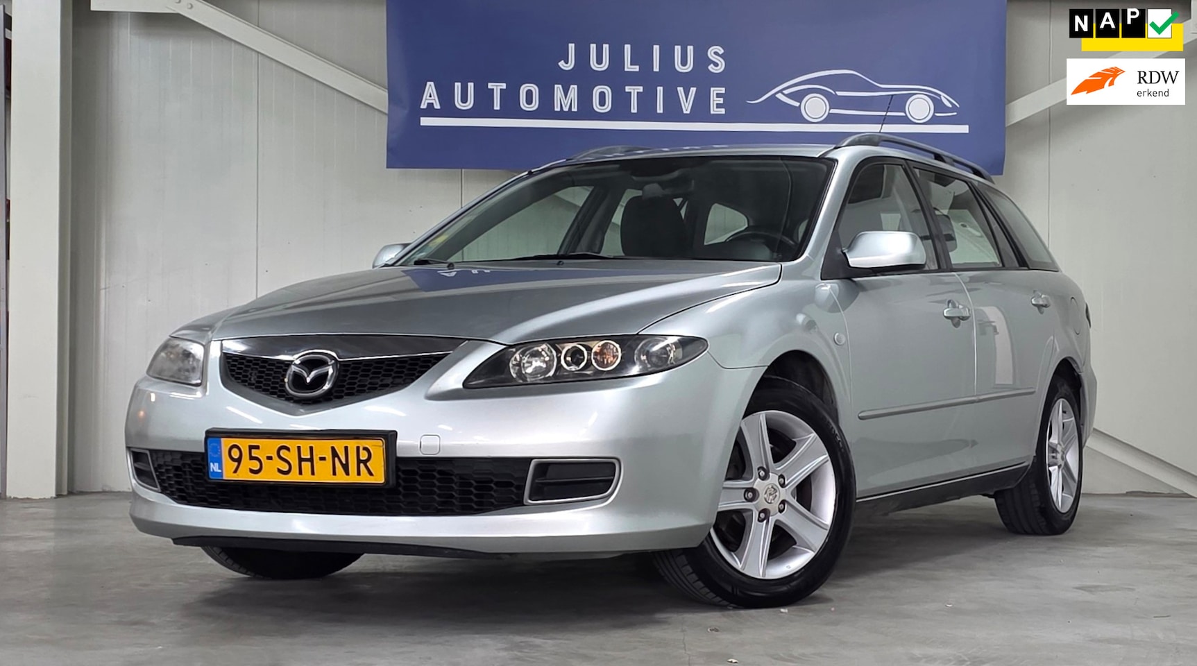 Mazda 6 Sportbreak - 1.8i Touring Airco CruiseControl Goed Onderhouden APK 01-2027! - AutoWereld.nl