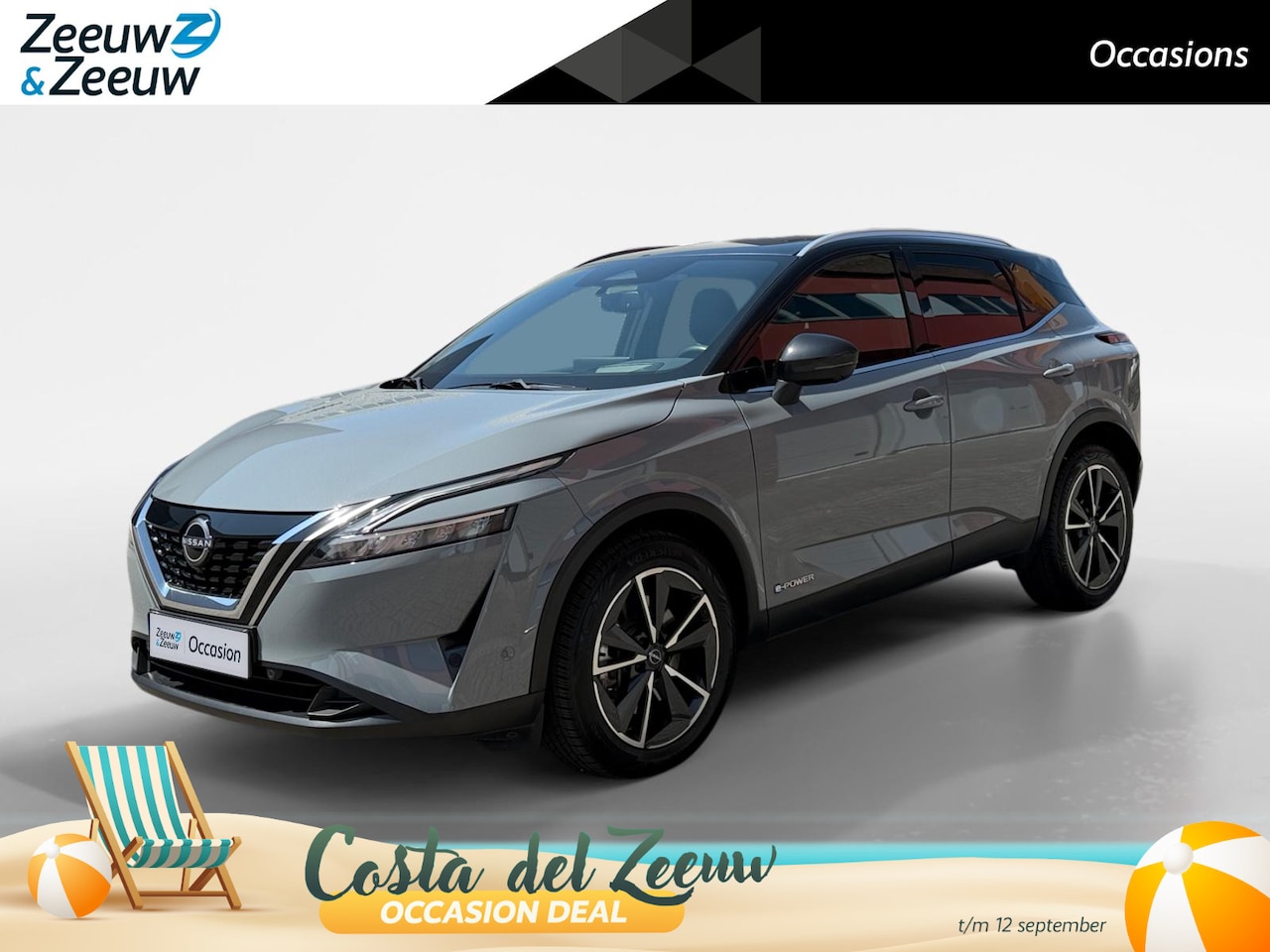 Nissan Qashqai - 1.5 e-Power Tekna Plus | Navigatie | Apple Carplay/ Android Auto | 360 camera | Head-up di - AutoWereld.nl