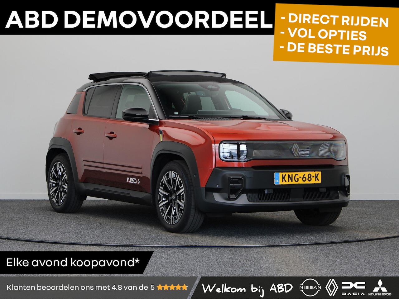 Renault 4 - comfort range iconic 52 kWh | Plein sud canvas schuifdak | Harman Kardon audio | Elektrisc - AutoWereld.nl
