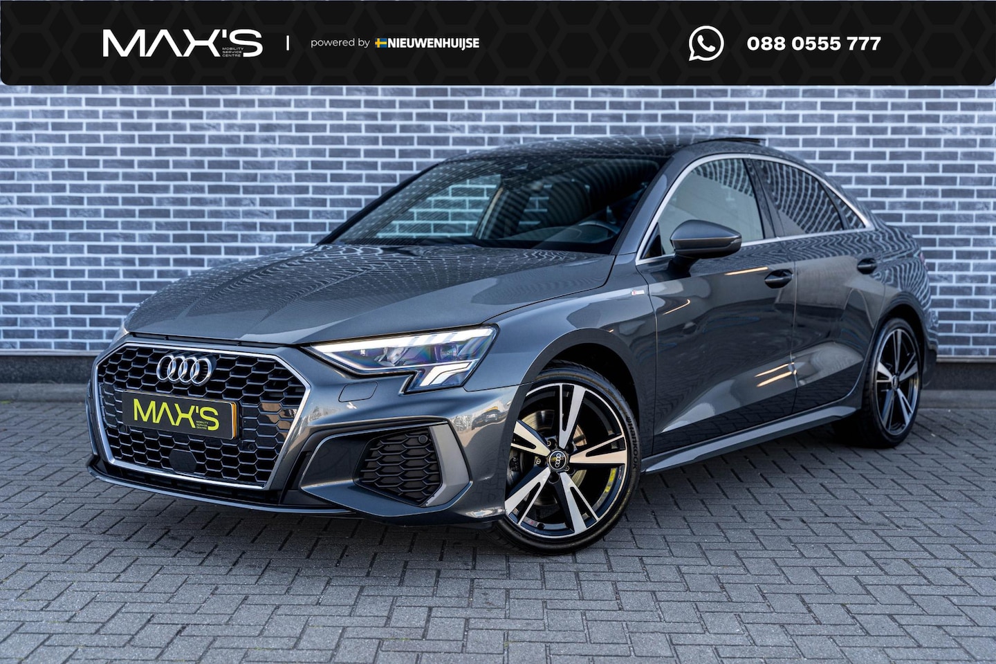 Audi A3 Limousine - 30 TFSI S-Tronic S edition | Panoramadak | Bang Olufsen Audio | Lichtmetalen Velgen 18 inc - AutoWereld.nl