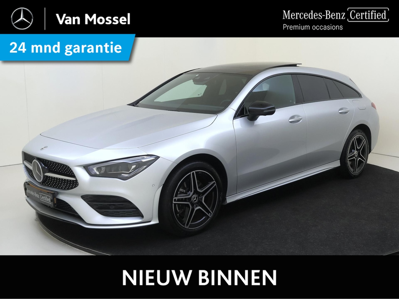 Mercedes-Benz CLA-klasse Shooting Brake - 250 e AMG Line / Panoramadak/ Night/ Sfeerverlichting/ DC Lader - AutoWereld.nl