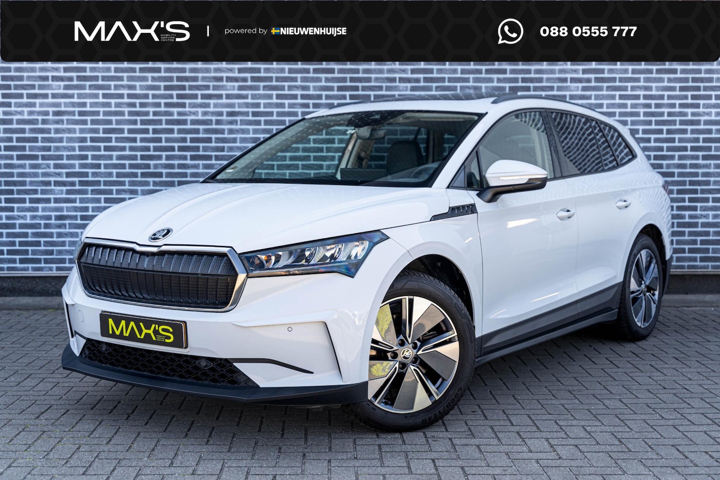 Skoda Enyaq iV - 60 | Trekhaak | Panoramadak | Achteruitrijcamera | Parkeersensoren | Keyless Entry | Priva - AutoWereld.nl