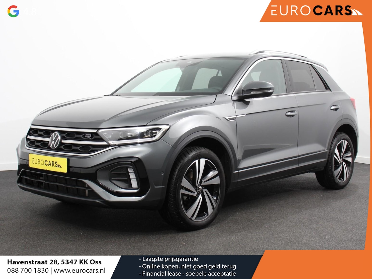 Volkswagen T-Roc - 1.5 TSI 150pk Automaat R-Line Plus Navigatie Apple Carplay/Android Auto Camera Parkeersens - AutoWereld.nl