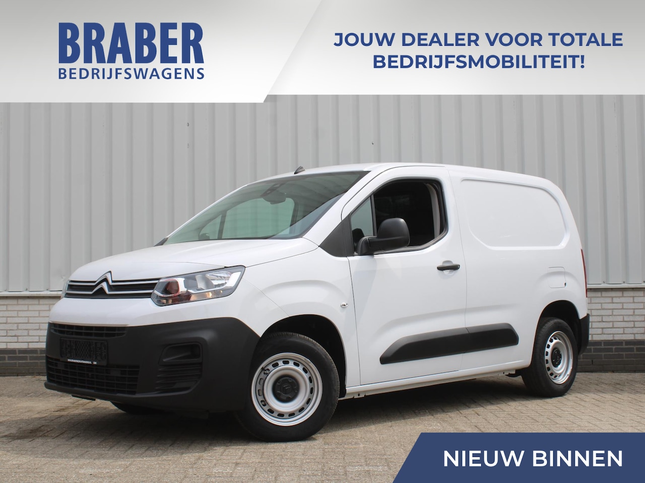 Citroën Berlingo - 1.5 BlueHDi 100 S&S L1 | 2 zits | Airco | Cruise | Bluetooth | Houten vloer | - AutoWereld.nl
