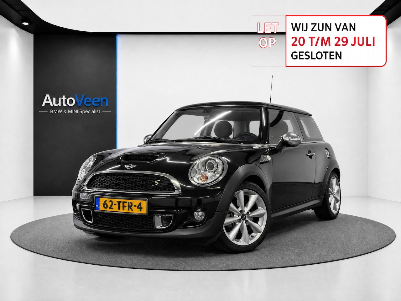 MINI 3-Deurs - 1.6 Cooper S 10 Years II (LEDER, NAVI, PARKEERSENSOREN, GOED ONDERHOUDEN) - AutoWereld.nl