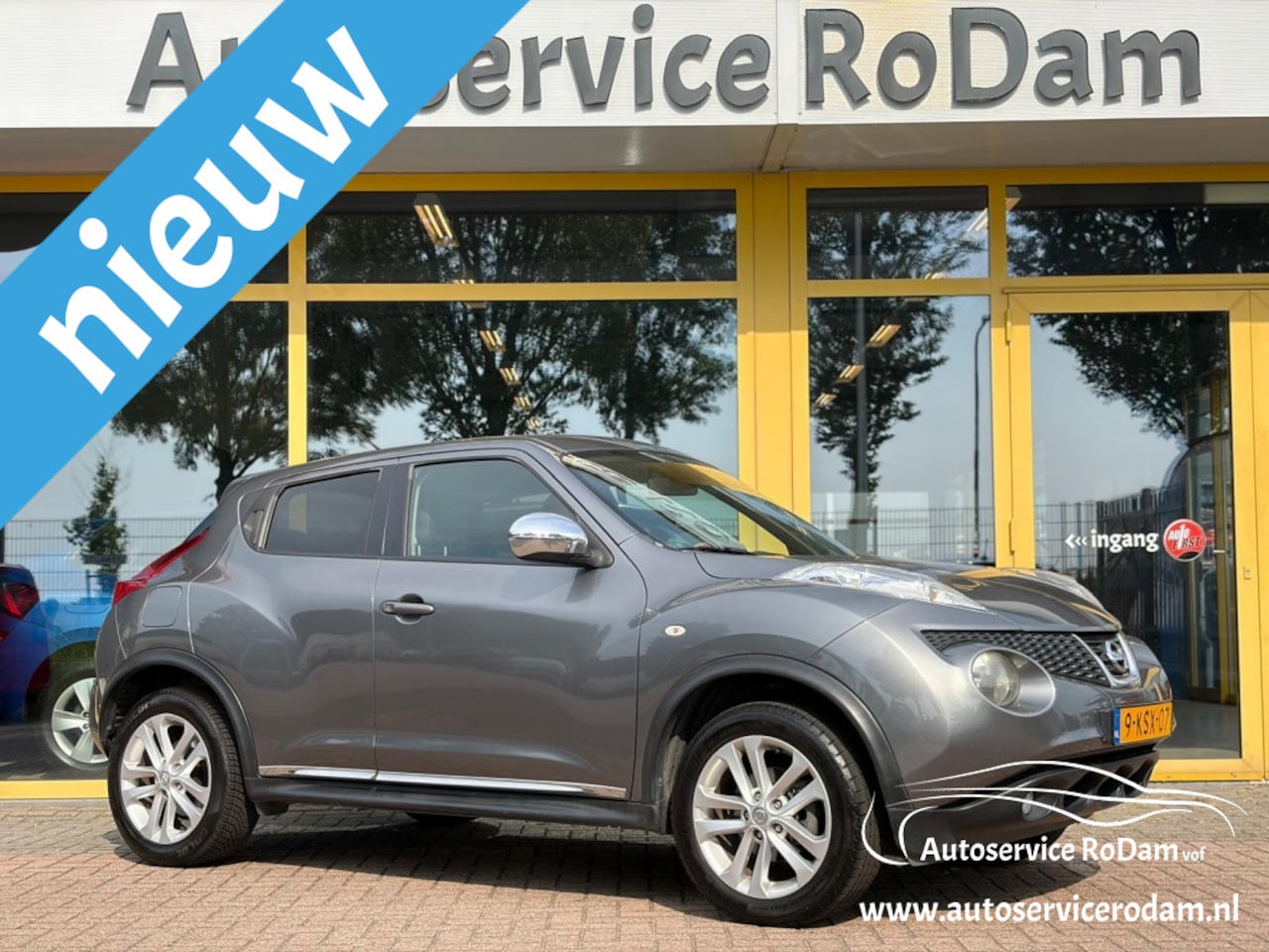 Nissan Juke - 1.6 Tekna | LEER | STOELVERWARMING - AutoWereld.nl