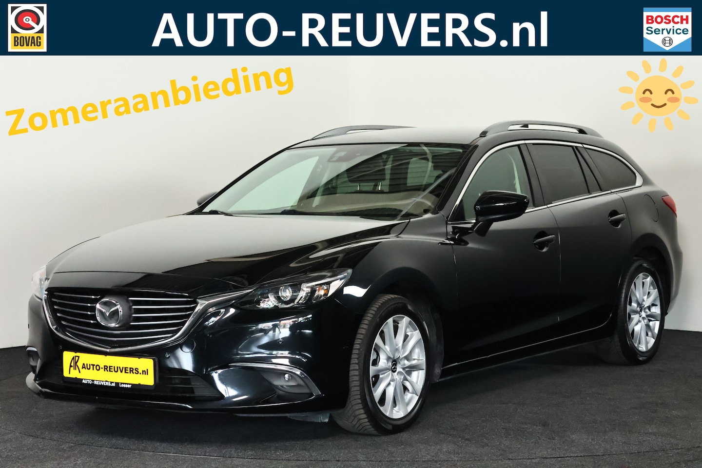 Mazda 6 Sportbreak - 2.0 SkyActiv-G 165 Skylease+ / LED / Aut / Trekhaak / Navi - AutoWereld.nl