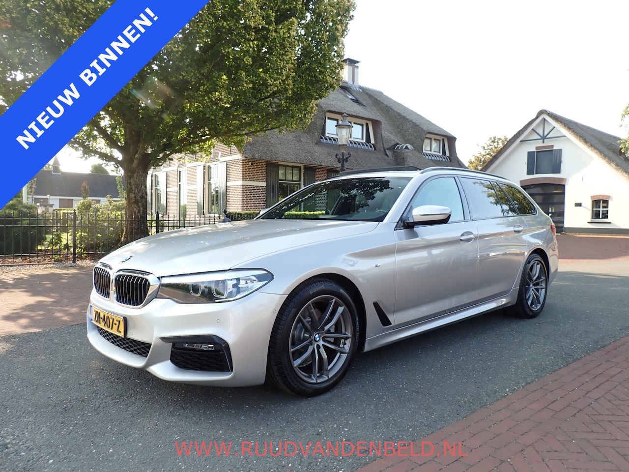BMW 5-serie Touring - 520i TREKHAAK / M-PAKKET / SCHUIF-KANTELDAK / SPORTSTOEL / - AutoWereld.nl