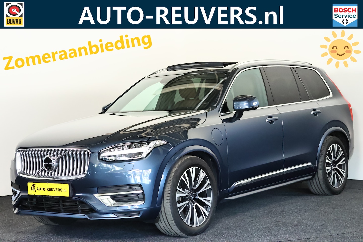 Volvo XC90 - 2.0 T8 Recharge AWD Inscription Panorama / Opendak / HUD / 7 Pers / Pilot Assist / Luchtve - AutoWereld.nl