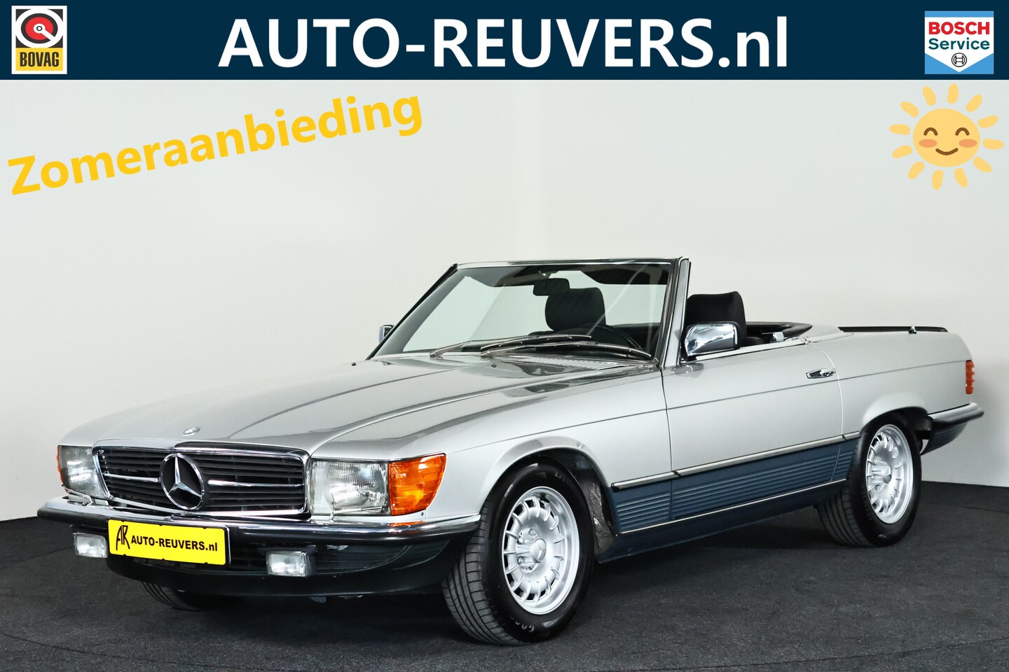 Mercedes-Benz SL-klasse Cabrio - R107 Roadstar Airco / ABS / Cruise / hardtop / Automaat / Stoelverwarming - AutoWereld.nl