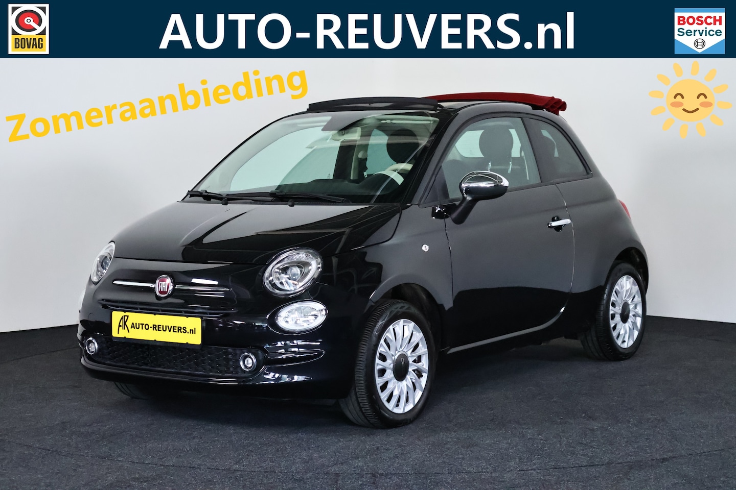 Fiat 500 C - 1.0 Hybrid Dolcevita Cabrio / Opendak / Cruisecontrol / Clima - AutoWereld.nl