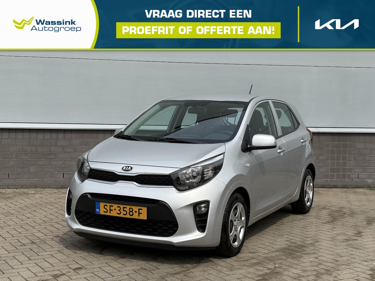 Kia Picanto - 1.0 CVVT EconomyPlusLine | Cruise Control | Airco| Bluetooth | Metallic Lak | Elektrische - AutoWereld.nl