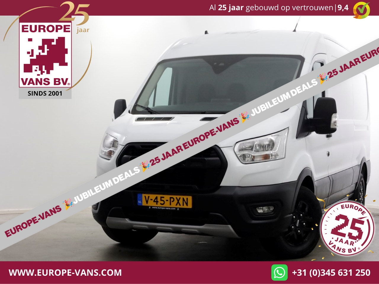 Ford Transit - 350 2.0 TDCI 170pk L3H2 Trail Airco/ACC/Camera Trekhaak 2800kg 04-2022 - AutoWereld.nl