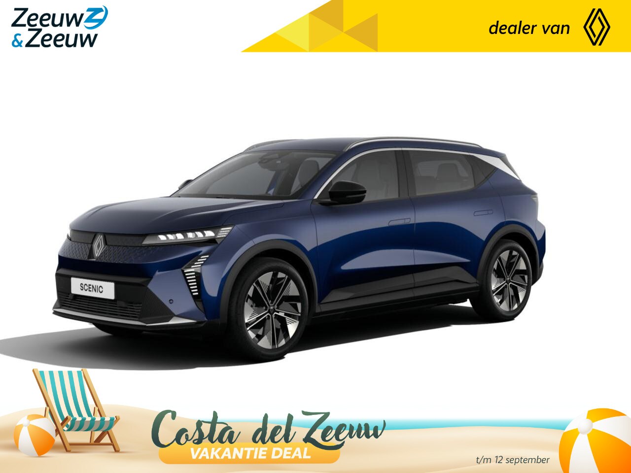 Renault Scenic E-Tech - EV87 long range techno Nu 2X uit voorraad leverbaar met € 3.000,- Zeeuw en Zeeuw voorraadk - AutoWereld.nl