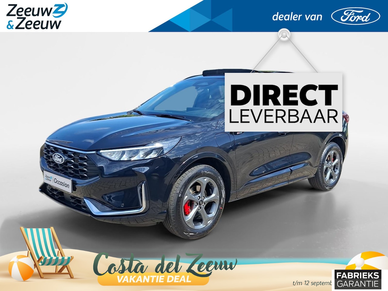 Ford Kuga - 2.5 PHEV ST-Line X | Winterpack | Wegklapbare trekhaak | Kantel / schuifdak | 2100kg trekg - AutoWereld.nl