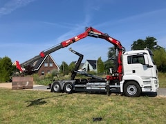 MAN TGS - TGS 28.320, 16 t/m Z kraan, 21 ton's haakarm, nieuwe APK