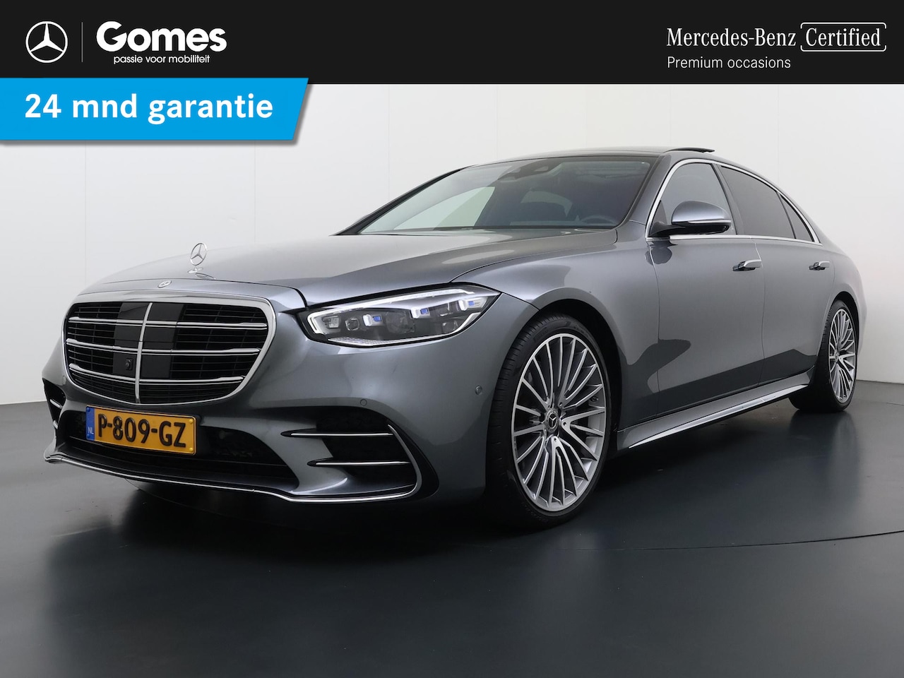 Mercedes-Benz S-klasse - 580 4MATIC Lang AMG Line | Burmester 4D | HUD | Pano | Stoelventilatie - AutoWereld.nl