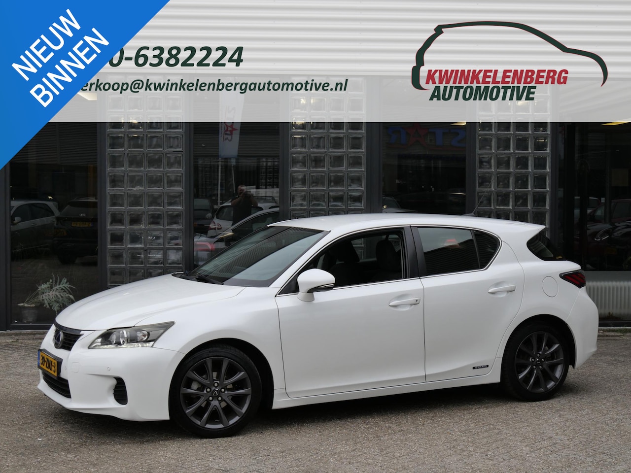 Lexus CT 200h - Hybrid Navigatie / Cruise Control / Pearl lak / Hybride accu met certificaat - AutoWereld.nl