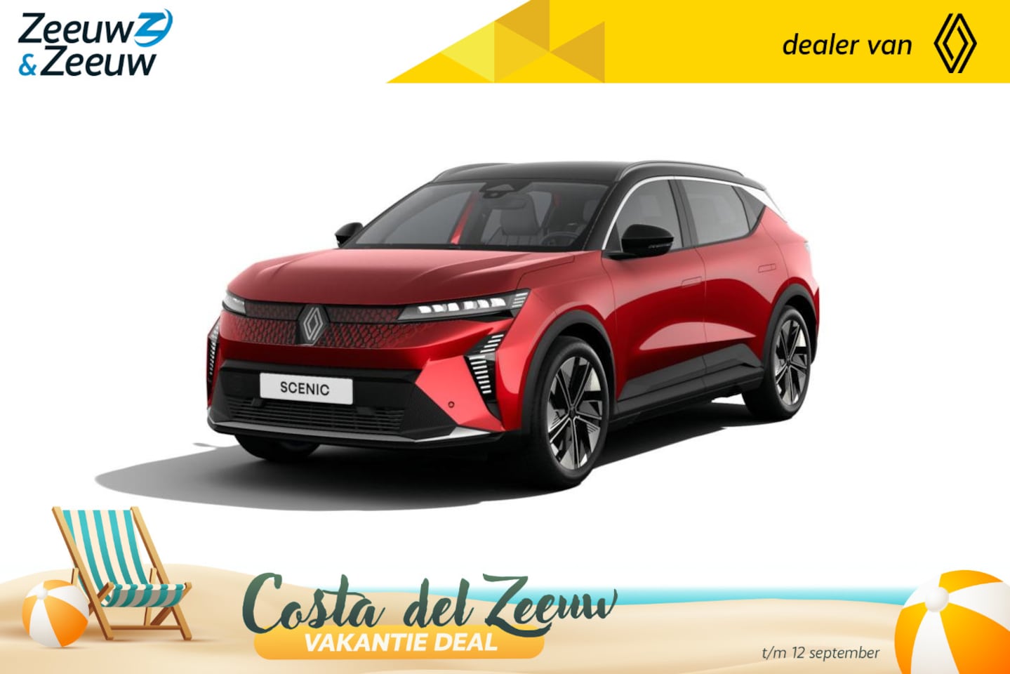 Renault Scenic E-Tech - EV87 long range techno Nu uit voorraad leverbaar met € 3.000,- Zeeuw en Zeeuw voorraadkort - AutoWereld.nl