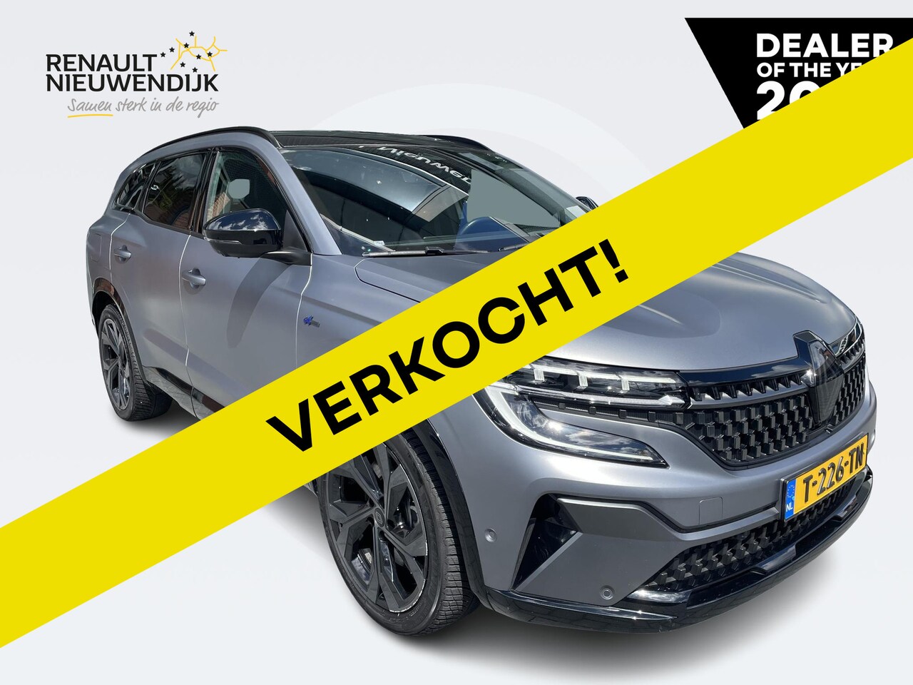 Renault Espace - E-Tech full hybrid 200 Esprit Alpine 7p. | 4 CONTROL | PANORAMADAK | STOEL VERW. | STUUR V - AutoWereld.nl