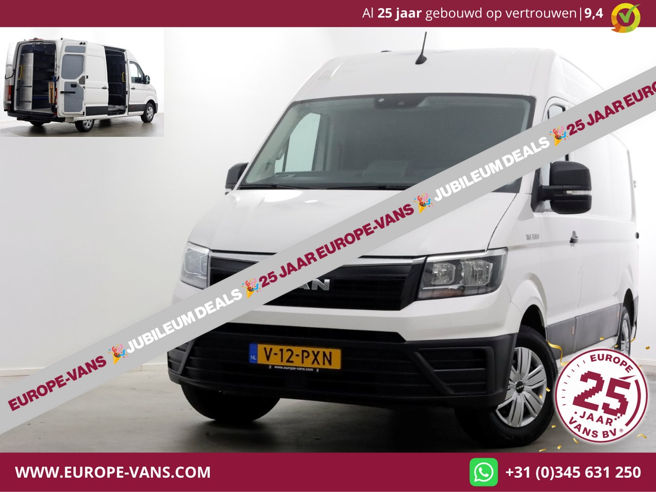 MAN TGE - 3.180 2.0 177pk L3H3 (L2H2) DSG-Automaat Servicewagen Inrichting/230V 09-2021 - AutoWereld.nl