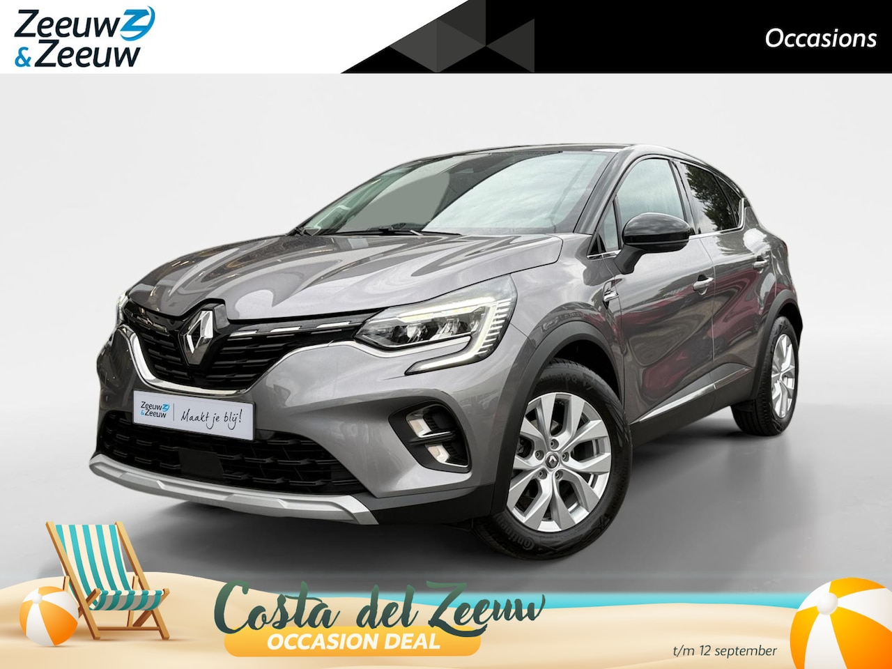 Renault Captur - 1.0 TCe 90 Intens | HOGE ZIT | TREKHAAK | APPLE / ANDROID CARPLAY | CRUISE/CLIMATE CONTROL - AutoWereld.nl