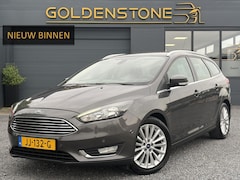 Ford Focus Wagon - 1.0 Titanium 2e Eigenaar, Trekhaak, Navi, 125pk, PDC V+A, 6 Bak, Clima, Cruise, N.A.P, Lm