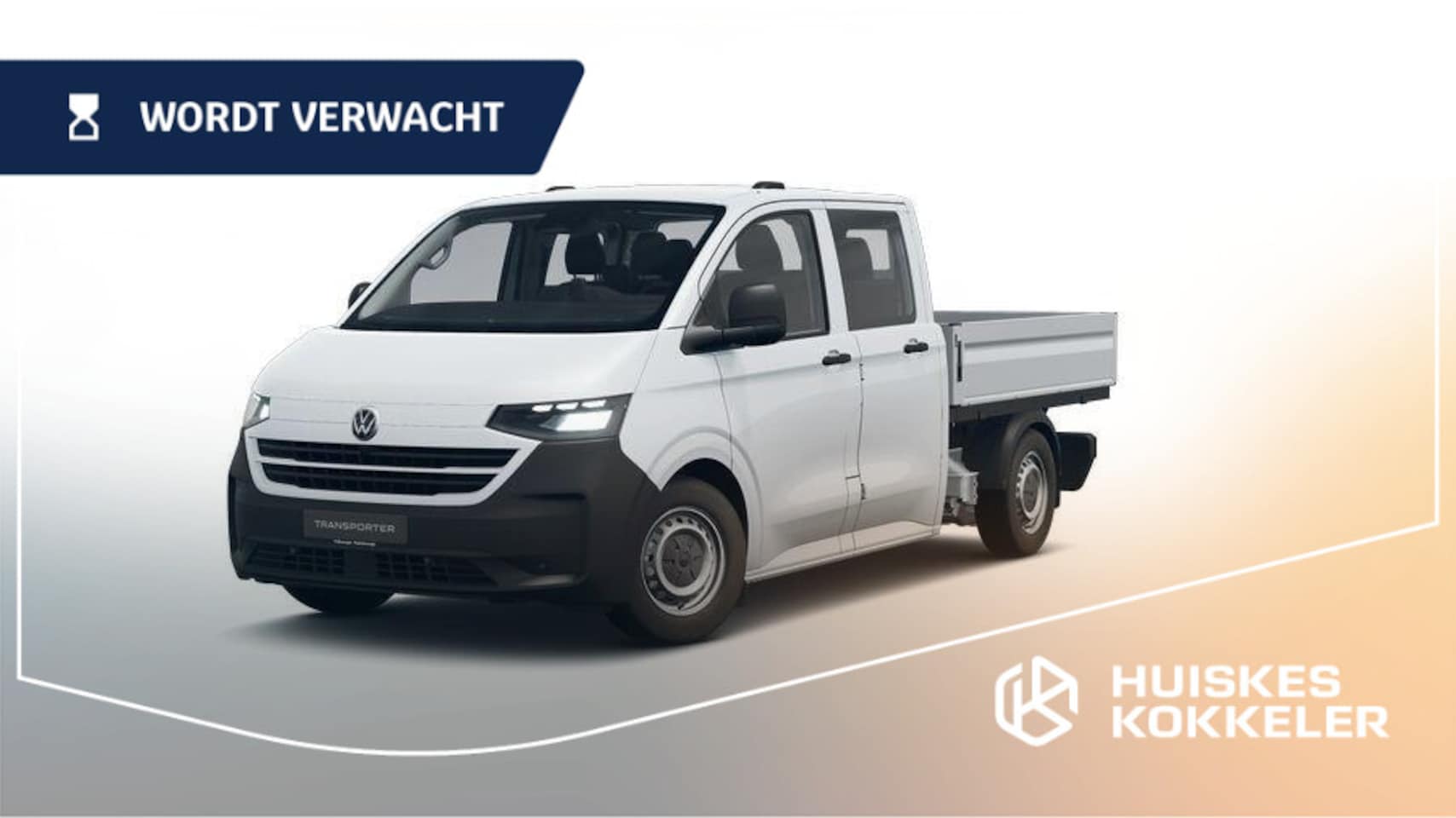 Volkswagen e-Transporter - Pick-up Dubbele cabine L2 136pk 70 kWh | Snel leverbaar | Netto prijs excl. BTW en kosten - AutoWereld.nl