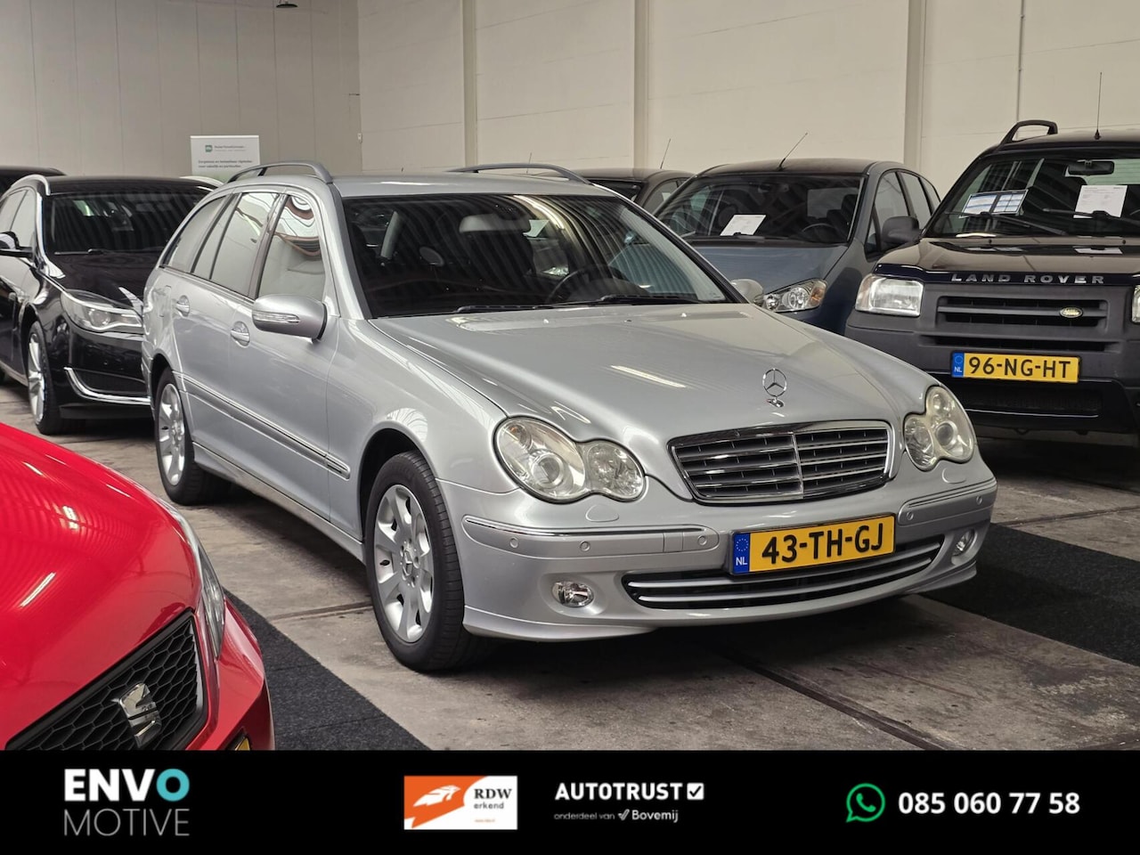 Mercedes-Benz C-klasse Combi - 180 K Elegance Clima/Trekhaak/Cruise - AutoWereld.nl