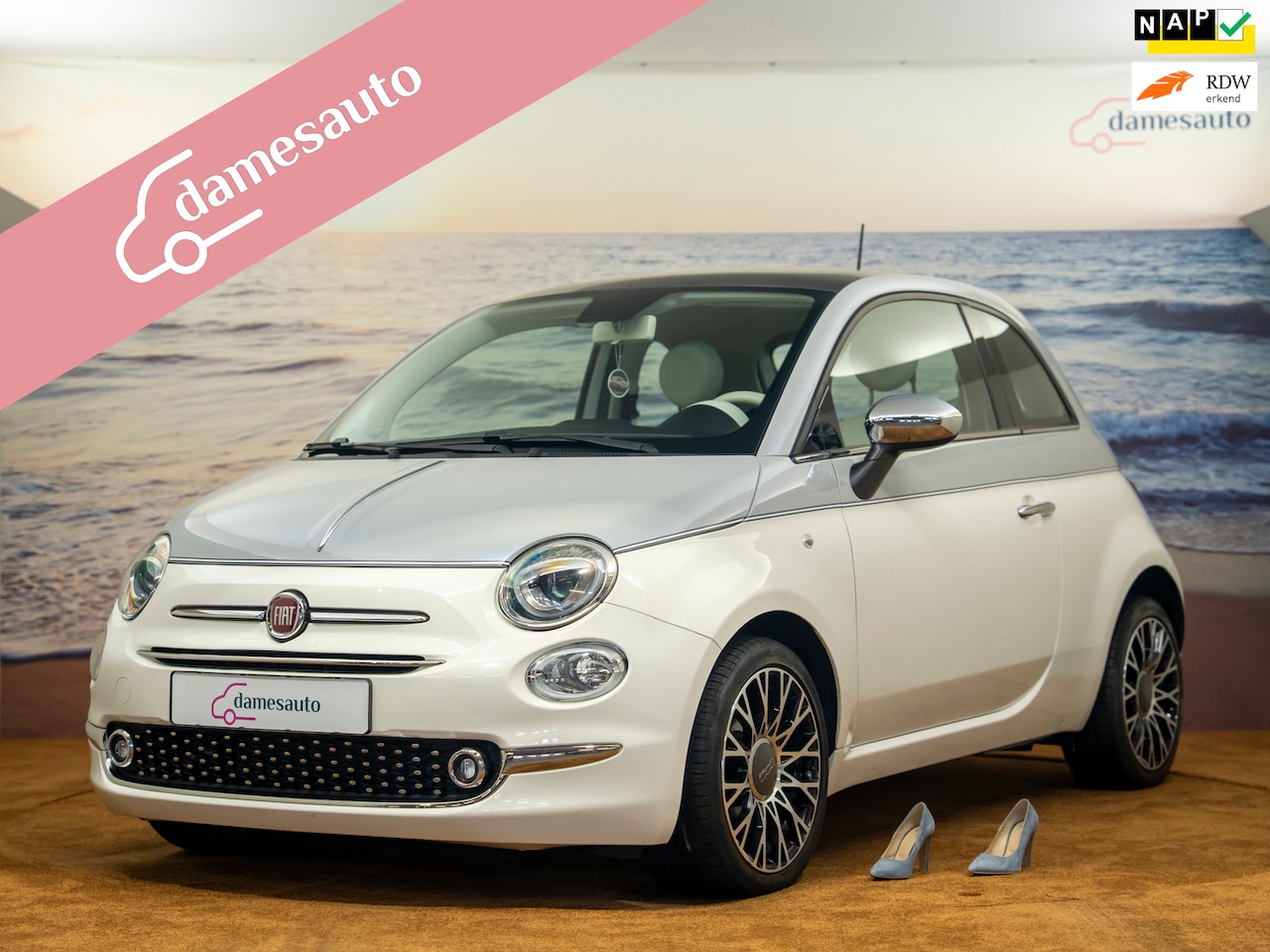 Fiat 500 - 0.9 Turbo Collezione Bi-colore! NAP, incl garantie - AutoWereld.nl