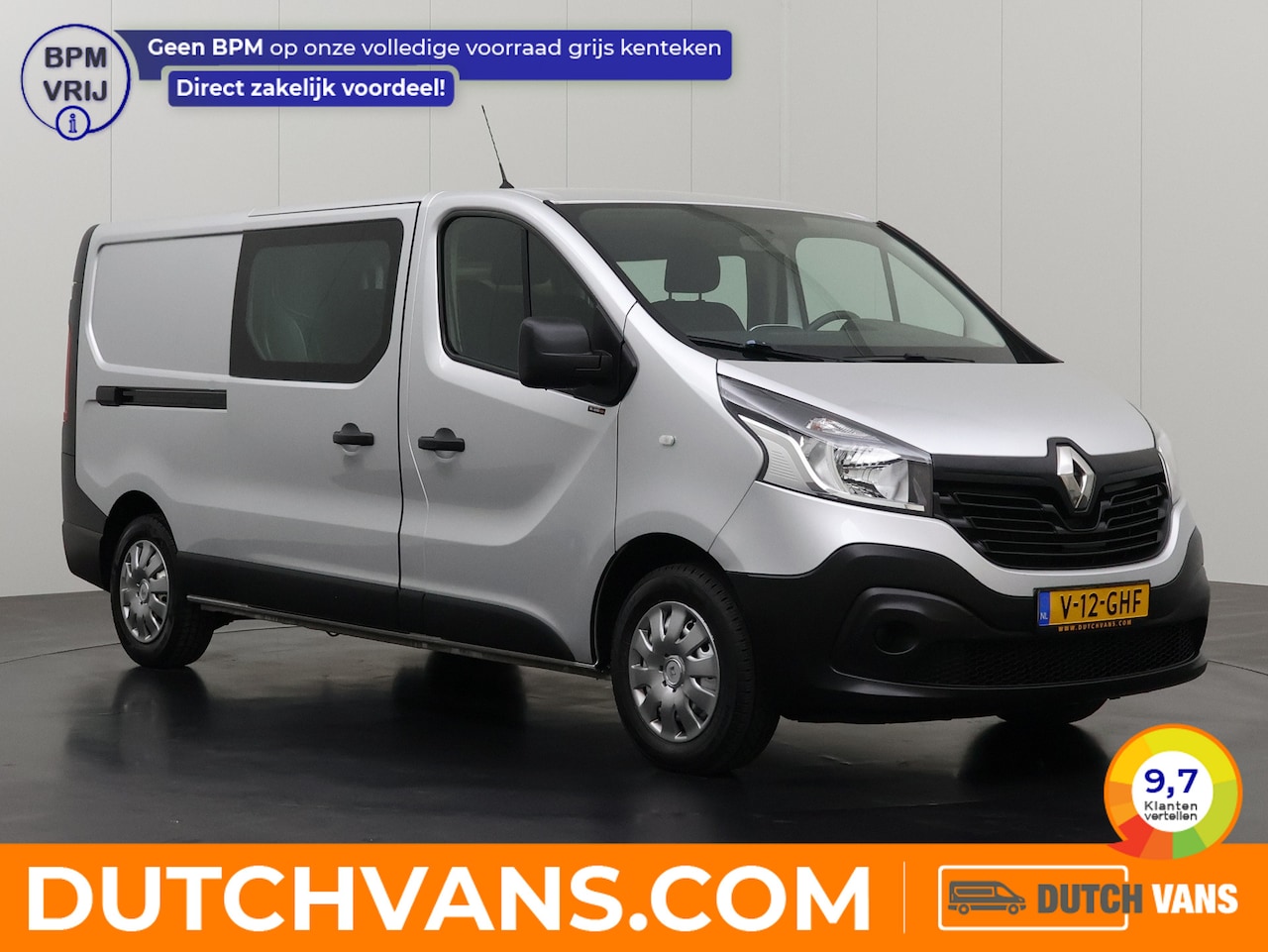 Renault Trafic - 1.6DCi Lang Dubbele Cabine | Euro 6 | Airco | Cruise - AutoWereld.nl