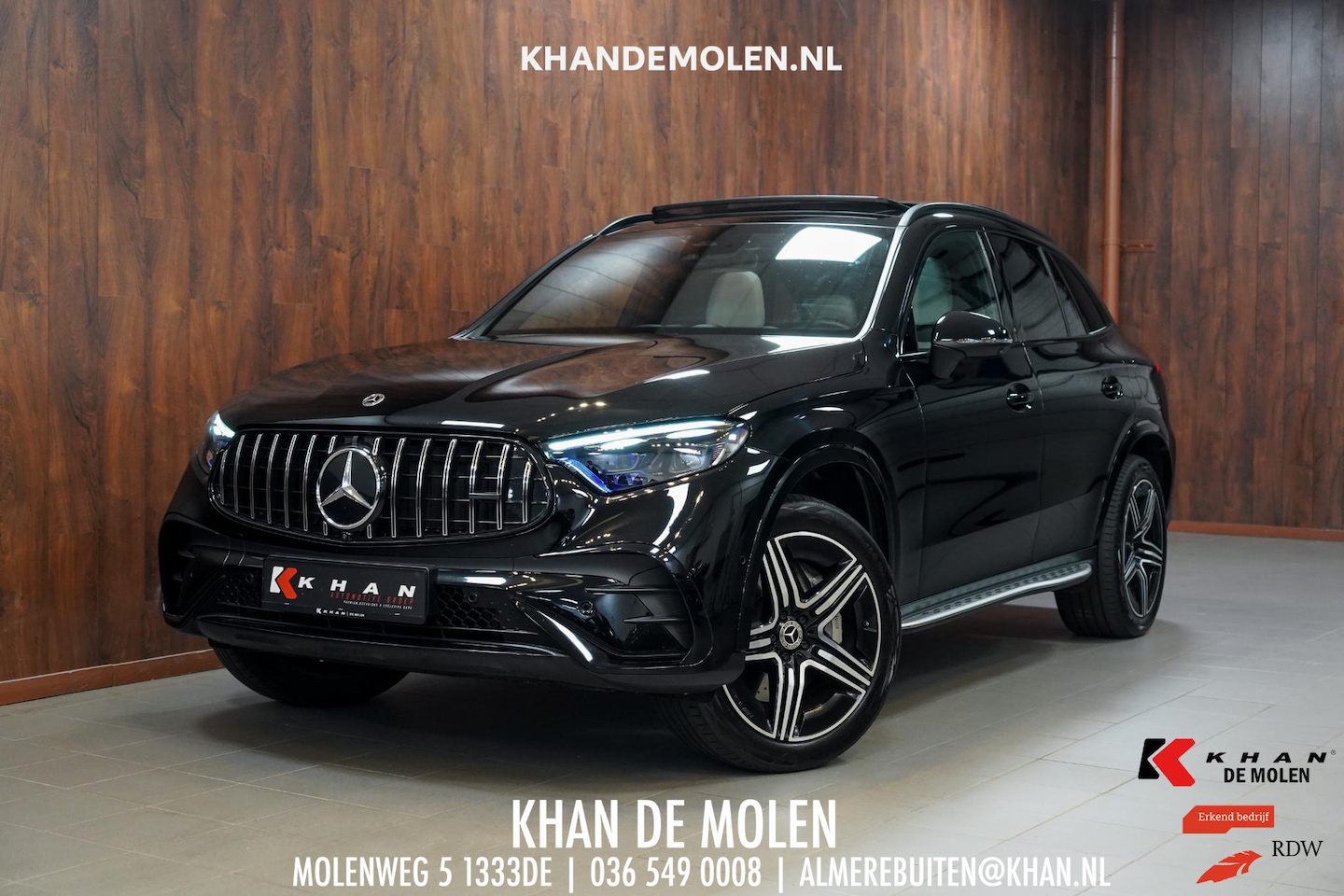 Mercedes-Benz GLC-klasse - 400e 4MATIC AMG Line Pano|Trekhaak|Memory|Burmester|360 camera| - AutoWereld.nl
