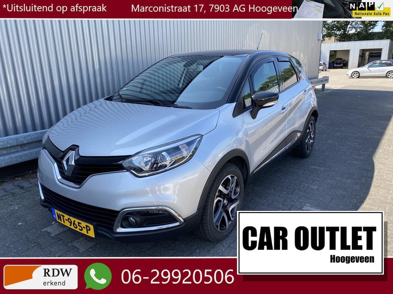 Renault Captur - 1.2 TCe Dynamique 161Dkm.NAP, Clima, Navi, CC, PDC & Cam, LM, Trekh, – Inruil Mogelijk – - AutoWereld.nl