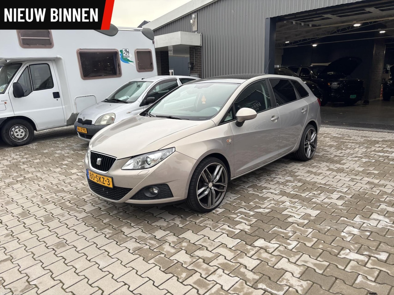 SEAT Ibiza ST - 1.2 TSI Sport AUTOMAAT Airco Cruise Leder Pano - AutoWereld.nl