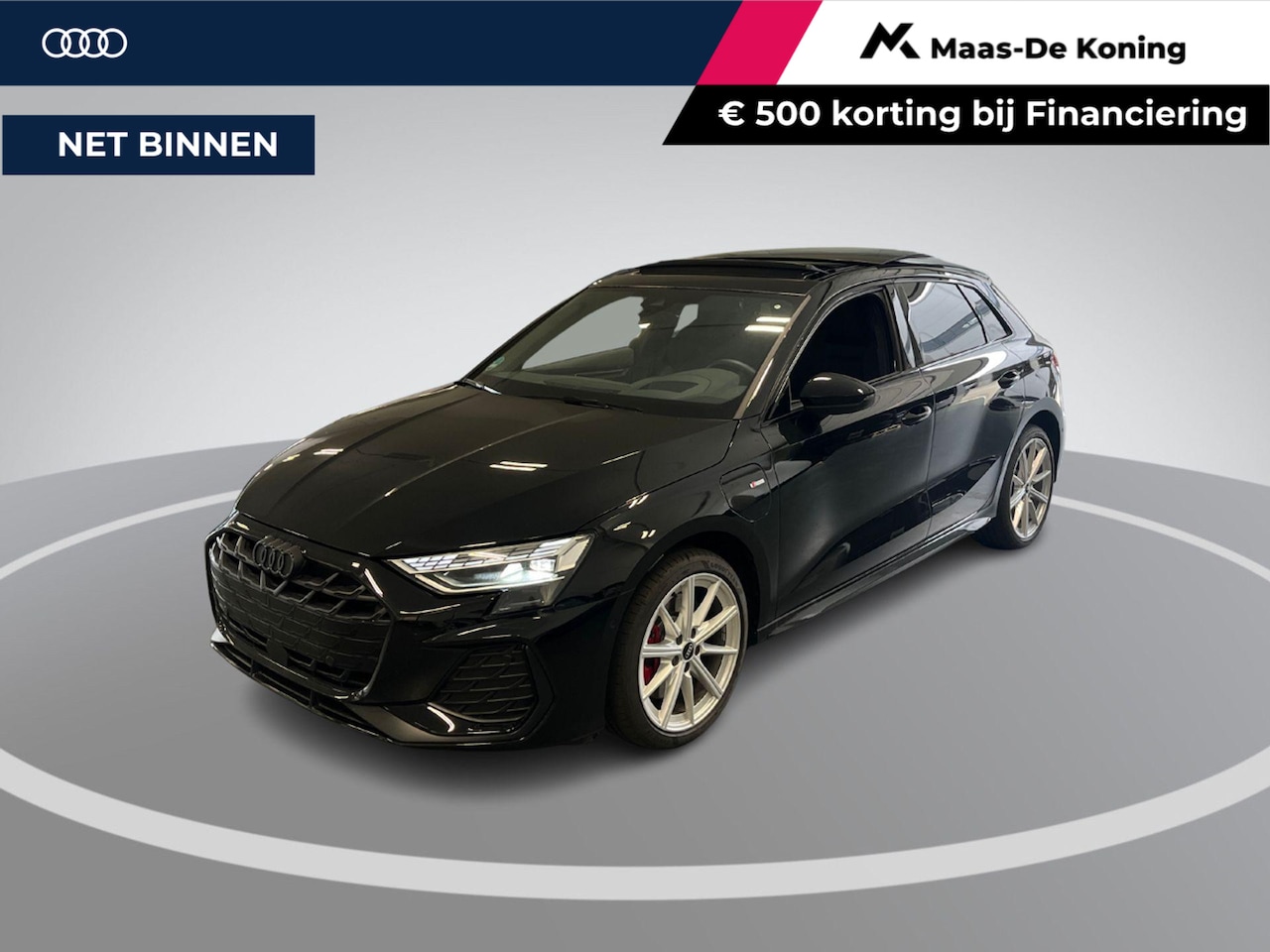 Audi A3 Sportback - 45 TFSIe 272pk S-tronic S edition Competition · Panoramadak · Camera · SONOS · Head-Up · A - AutoWereld.nl
