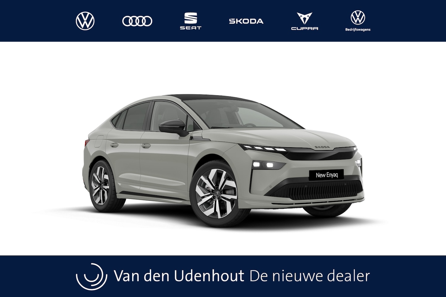 Skoda Enyaq Coupé iV - 85 Elektromotor 286 1AT Sportline | Chrome interieur accenten | Driving mode select | LED - AutoWereld.nl