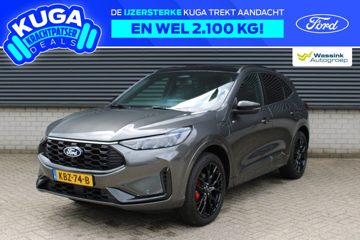 Ford Kuga - 2.5 PHEV Sound Edition | Adaptieve Cruise Control | Camera 360 graden | Panoramadak | Trek - AutoWereld.nl