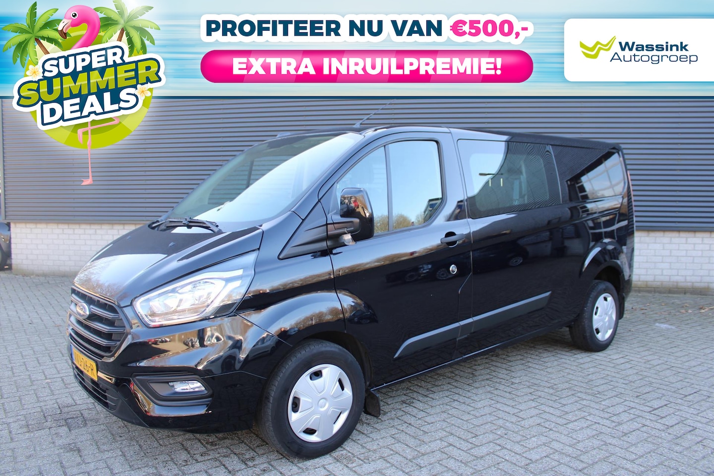 Ford Transit Custom - Dubbel Cabine Trend 2.0 TDCi 130PK 320 L2H1 Automaat | SUMMERDEAL | 6-Zitplaatsen I Naviga - AutoWereld.nl