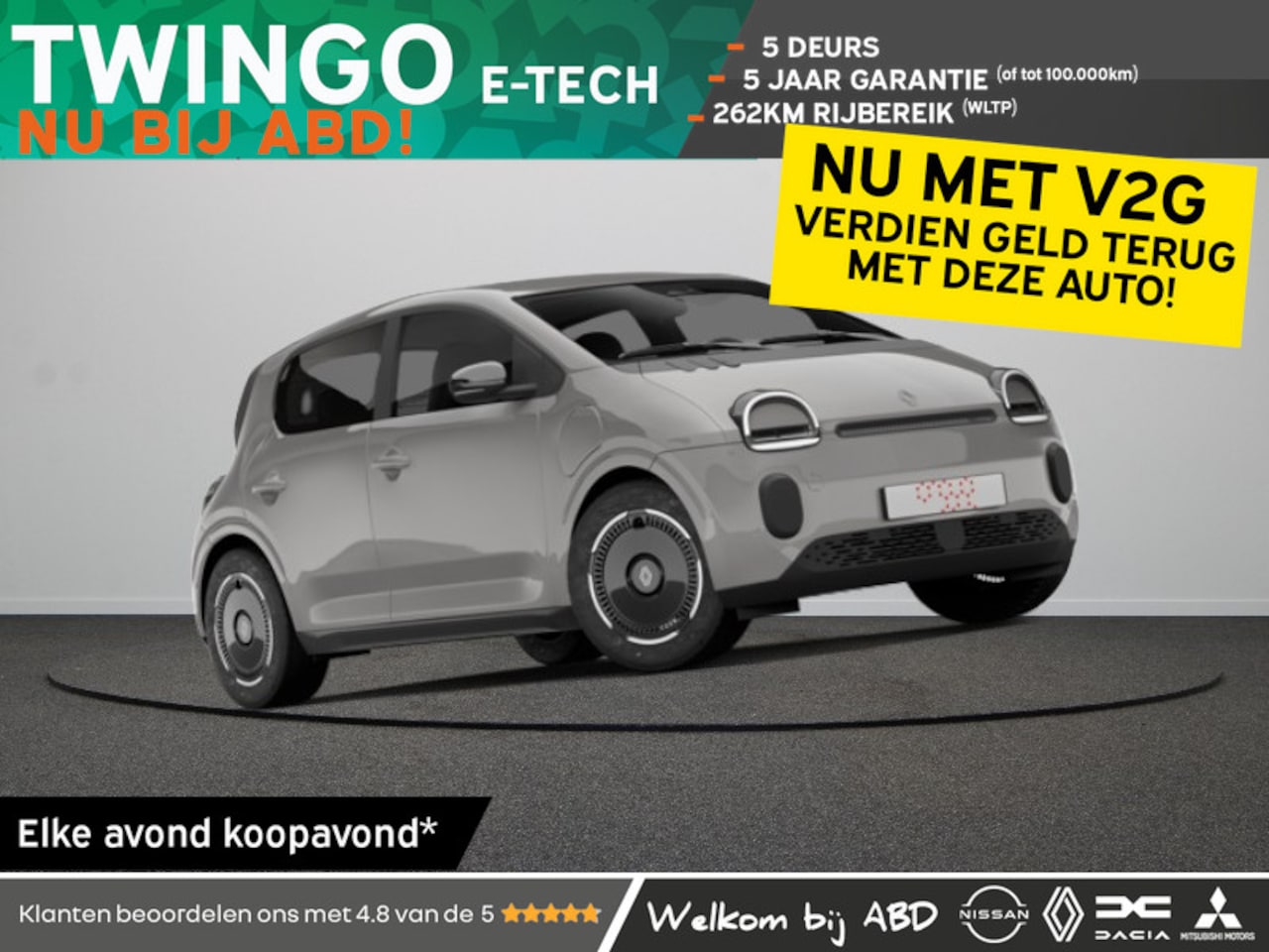 Renault Twingo - Techno Urban range | Achteruitrijcamera | LED-achterlichten | LED-dagrijverlichting met sp - AutoWereld.nl