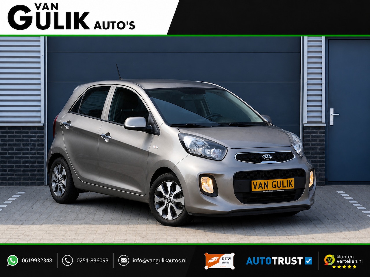 Kia Picanto - 1.0 CVVT DynamicLine | Camera | Navigatie | Cruise control | Stoelverwarming | - AutoWereld.nl