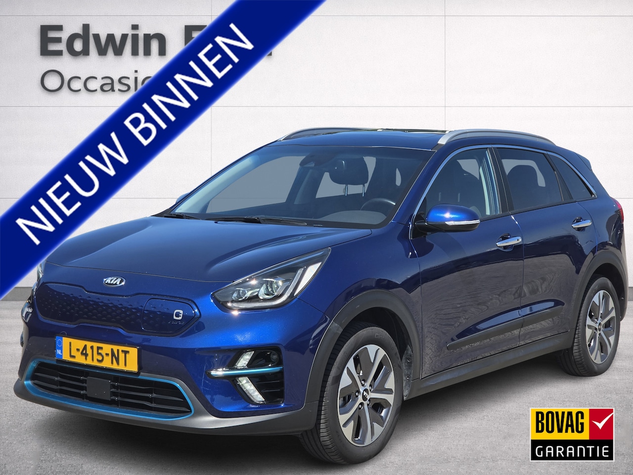 Kia e-Niro - DynamicPlusLine 64 kWh | SOH 100% | 3 Fase laden | Schuif/kanteldak | Half Leder | Andriod - AutoWereld.nl